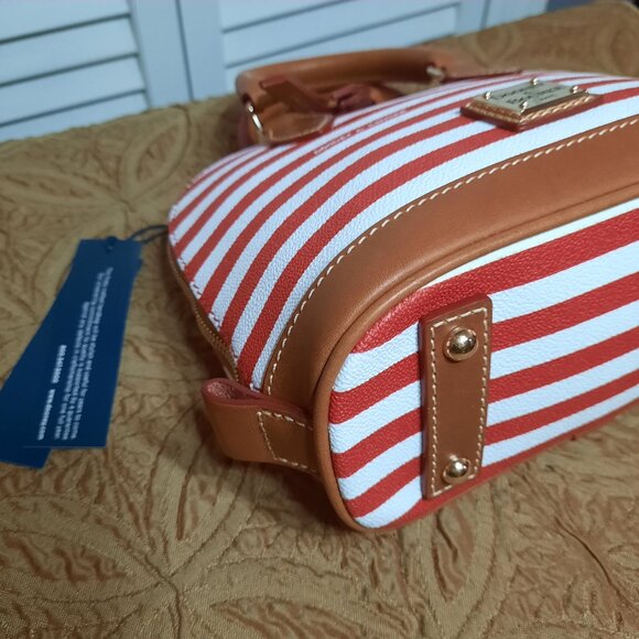 Dooney & Bourke Bitsy Bag NWT Dooney Bourke Red and White Striped Bitsy Bag - Picture 12 of 14